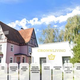CROWN LIVING Villa Blumenau Studios Lustenau - Nahe Schweizer Grenze, ideal für Feriengäste und Geschäftsreisende, Parkplatz, Self Check-in, Hotel in Lustenau