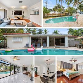 Coastal Retreat w Pool near Hollywood Beach