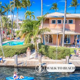 Walk To Beach Waterfront Heated Pool Pelican Key RESIDENCES