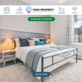 Broomfield House - City Centre - Free Parking, Self-Check-In, Garden, Fast Wifi and Smart TV by Yoko Property