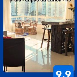 Confortável apartamento na praia