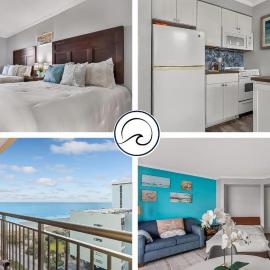 Updated Oceanview 1 Bedroom at Caravelle Resort By Wavecrest Beach Vacations