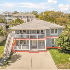 Crescent Beach 3 Bedroom with Pool, Across the Street from Ocean, hotel in Myrtle Beach
