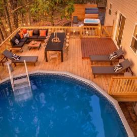 Retreat HotTub FirePit Sauna GameRm Pool Playroom