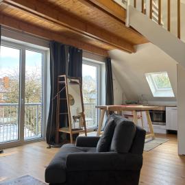 Im Bademantel an den Strand - Maisonette
