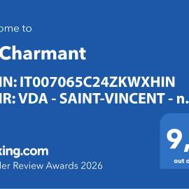 "Le Charmant" - CIR VDA-SAINT-VINCENT-n 0004، فندق في سانت فينسنت