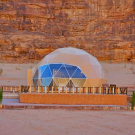 Wadi rum Moon camp, hotel Rum vádiban
