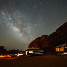Milky Way Bedouin Camp, хотел в Вади Рум