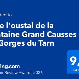 Gîte l'oustal de la fontaine Grand Causses et Gorges du Tarn
