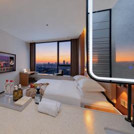 Leaf Hotel Qingdao Golden Sand Beach, hotell i Qingdao