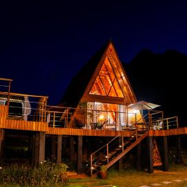 Cabana Kattegat, luxo, jacuzzi, lareira, vista espetacular, Hotel in Ibicoara