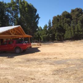 Cabaña con rio y camping, hotel u gradu Los Angeles