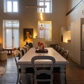 Creative Norfolk Chapel with Piano and Sauna Sleeps 10