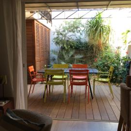 Un patio à Porquerolles