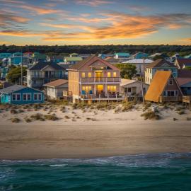 Surf City Shores - Ocean View Hot Tub & Beach Access, hotel in Surf City