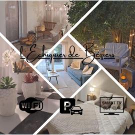 L'échiquier de Béziers - T2 déco soigné - Belle terrasse -Parking - Wifi