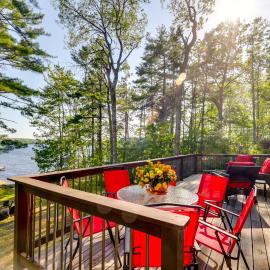 Waterfront Maine Vacation Rental w/ Private Dock
