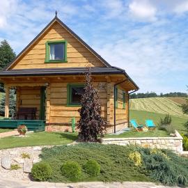 Domek jak z bajki - stylowy domek z bali z kominkiem, hôtel à Marcinów