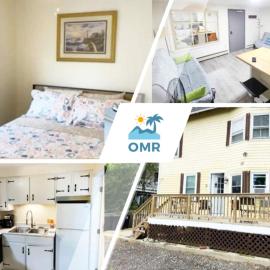 4 min to the beach 1 BD sleeps 4 Pets Ok FREE Park