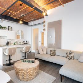 Stylish Mill Apartment with Sauna and Free Parking