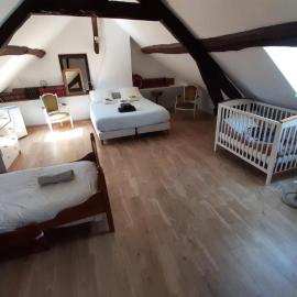 Maison avec cour et jardin