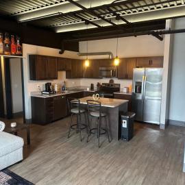 304 New Luxury Downton Condo with Fireplace, 2 bdrm, hotell i Kalamazoo
