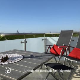 Penthouse de Ool Blick auf das Wattenmeer, hotel a Neufeld