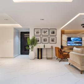 Luxurious modern condo with 24hrs Power, high-speed WiFi, Plush bedding, Pool and a PS5