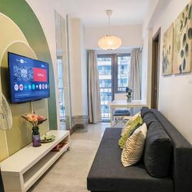 Cozy 1BR at Fame Residences - Near MRT Stations and Malls, with Pool and Amenities