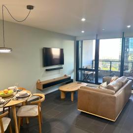 Sky-High 2BR with 1 Parking - Heart of South Yarra