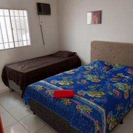 Casa mobiliada 2 Com 4 camas e 2 quartos com ar condicionado