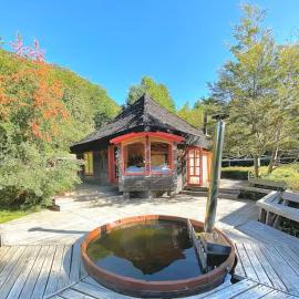 Cabaña en Lago Tinquilco y Hot Tub Pucon，Collentañe的飯店