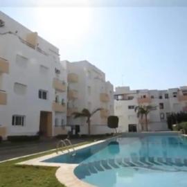 Appartement 3 avec piscines, vue mer et accès à la plage à Achakar Hill, Tanger