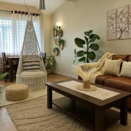 Boho paradise Luxurious 2bhk apartment near thalassa, hotel in Siolim