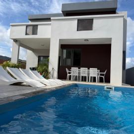 Casa Blue Print Mahebourg Villa moderne avec piscine
