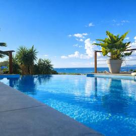 Villa de Luxe Perlane Bay vue mer piscine chauffée