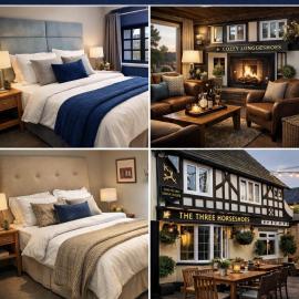 The Three Horseshoes Boutique Rooms, hotel a Dunstall