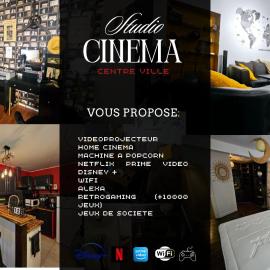 Studio Cinéma -Hypercentre- Spacieux, calme et connecté, hotel in Auxerre