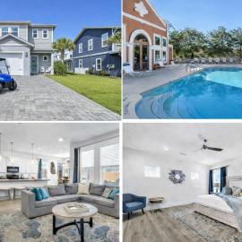 Emerald Escape in Destin, Miramar Beach! 4BR, 4BA, 1st Floor Bedroom, Sleeps up to 14, Golf Cart Included, Pool, Pet Friendly, Private Deeded Beach Access & Gated Community! – hotel w mieście Destin