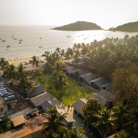 Trishvam Palolem Beach Resort, hotel a Canacona