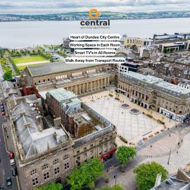 Castle Street by CENTRAL SERVICED APARTMENTS - Heart of City Centre - 2 x Double Bedrooms - Working Desk Spaces - Smart TVs in All Rooms - Close to Transport Routes - Fully Equipped, hotel Dundee-ben