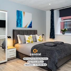 The Bond by CENTRAL SERVICED APARTMENTS - 2 Bedrooms - 3 Double Beds - Walk Away From City Centre & Universities - Walk away from Bus & Train Station & Waterfront - Short & Long Stays Accomodated