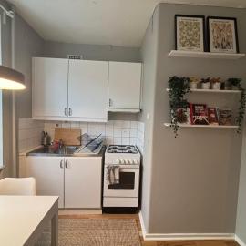 Inviting one-bedroom apartment with sleeping space for four