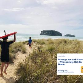 Whanga Bar Surf Views - Whangamata Holiday Home, hotel u gradu 'Whangamata'