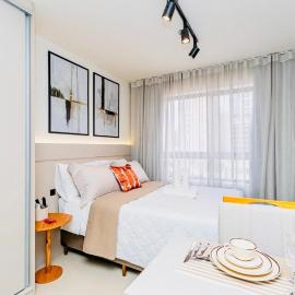 Studio moderno no coração de Curitiba - MUV Residence