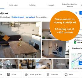 Homey Kortrijk L29, hotel a Courtrai