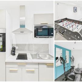 T2 neuf cosy - 2 à 4 pers - Immeuble avec loisirs - appartement 14, hotel a Valdoie