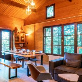 Chalet in the woods with Nordic bath