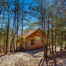 Cozy Log Cabin Sleeps 4 Hot Tub Deck Fireplace