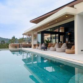 Luxury 5BR Villa Private Pool Family Breakfast, hotelli Koh Samuilla